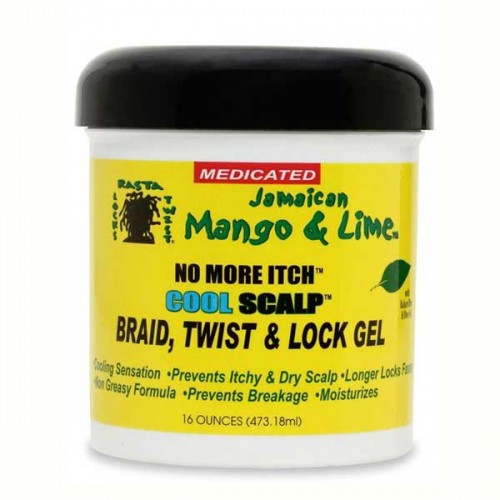 Jamaican Mango & Lime No More Itch Cool Scalp Braid-Twist & Lock gel 6oz